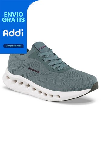 Tenis Running Dylez Gris Para Mujer Croydon Croydon