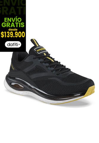 Tenis Running Tinor Negro Croydon Para Hombre Croydon