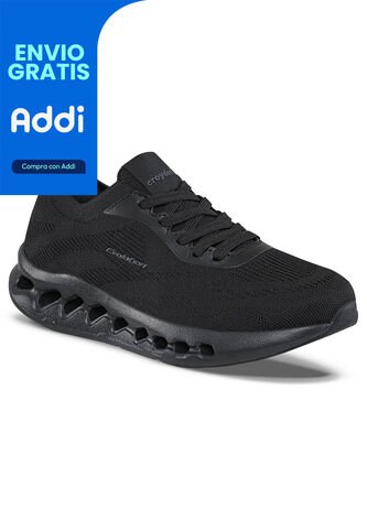 Tenis Running Dylez Negro-Negro Para Mujer Croydon Croydon