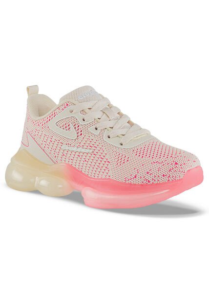 Tenis Running Mesuri Beige Croydon Para Niña