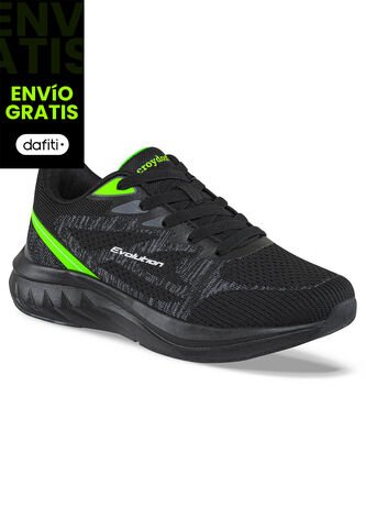 Tenis Running Grib Negro Para Hombre Croydon Croydon