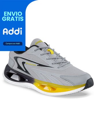 Tenis Running Dryno Gris Para Hombre Croydon Croydon