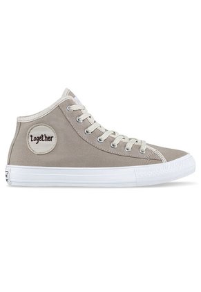 Botines Dorete Alto Beige Para Mujer Croydon