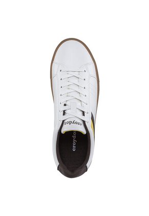 Tenis Casuales Mebar Blanco Croydon Para Hombre