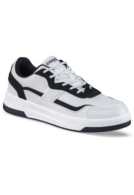 Tenis Urbanos Dagol Blanco-Negro Croydon Para Hombre