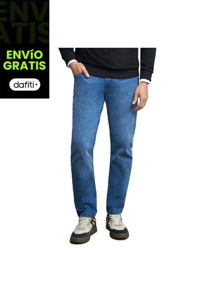 Jean Leo Azul Marino Para Hombre Croydon