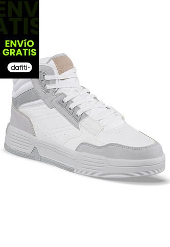 Tenis Urbanos Zidoy Blanco-Gris Para Hombre Croydon Croydon
