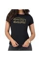 Camiseta Amores Negro Croydon Para Mujer de Croydon
