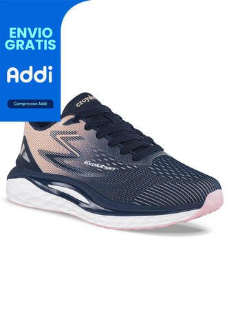 Tenis Running Zatix Azul Osc Para Mujer Croydon Croydon