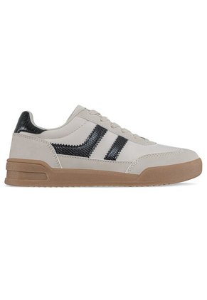 Tenis Casuales Lizon Beige-Negro Croydon Para Mujer