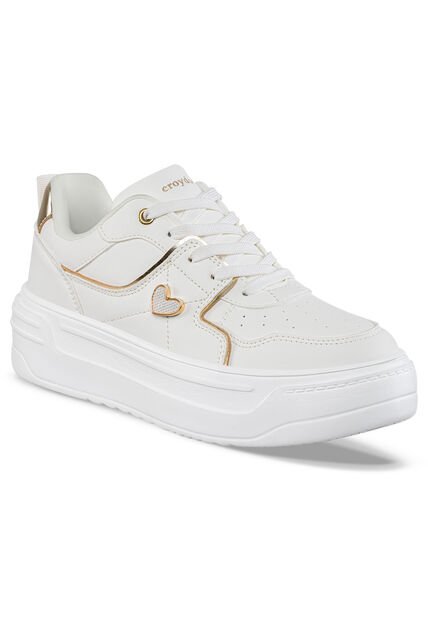 Tenis Casuales Mefos Blanco Croydon Para Mujer