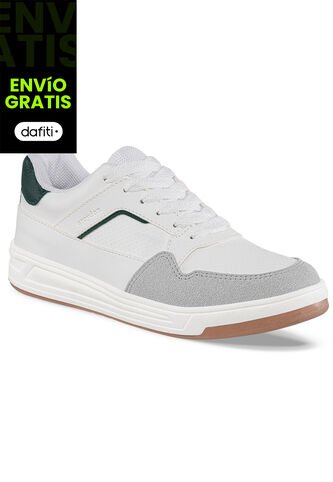 Tenis Urbanos Tabio Blanco-Verde Para Hombre Croydon Croydon