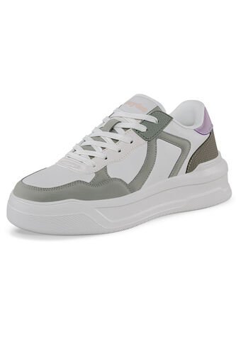 Tenis Casuales Danz Beige-Verde Croydon Para Mujer Croydon