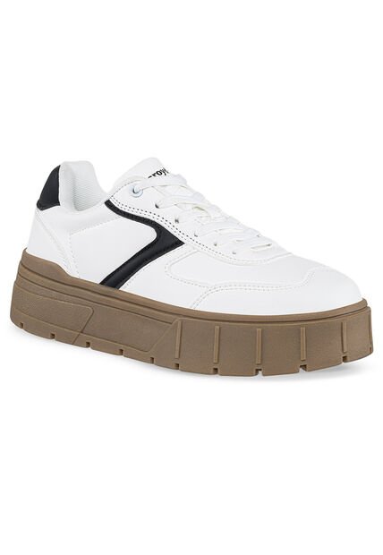 Tenis Quinter Blanco-Negro Croydon Para Mujer