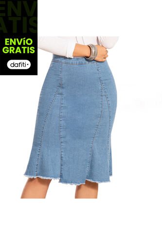 Falda Dorothy Azul Para Mujer Croydon Croydon