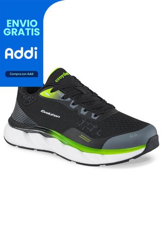 Tenis Running Viura Negro Para Hombre Croydon Croydon