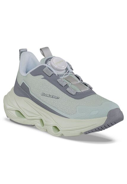 Tenis Running Graw Verde-Gris Croydon Para Niña