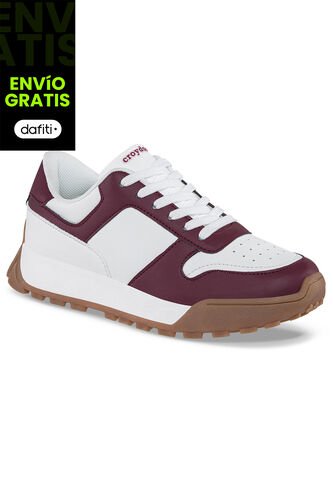 Zapatos Wunter Blanco-Vino Para Mujer Croydon Croydon