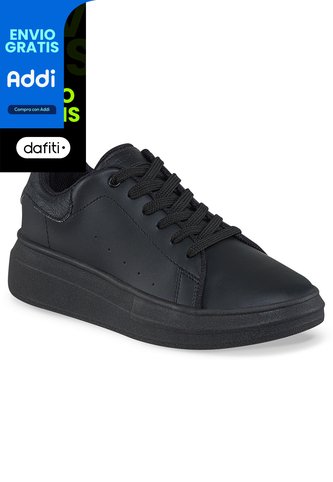 Tenis Urbanos Bera Negro-Negro Croydon Para Mujer Croydon