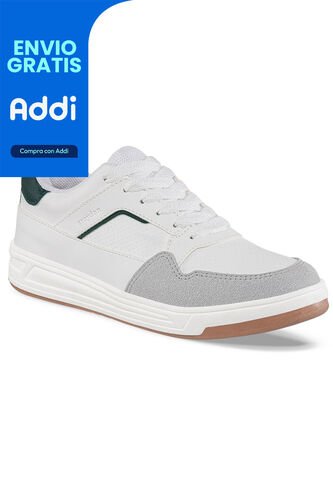Tenis Urbanos Tabio Blanco-Verde Para Hombre Croydon Croydon