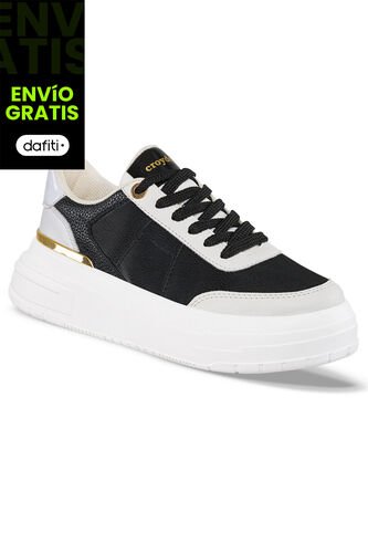 Tenis Urbanos Eleanor Negro Para Mujer Croydon Croydon