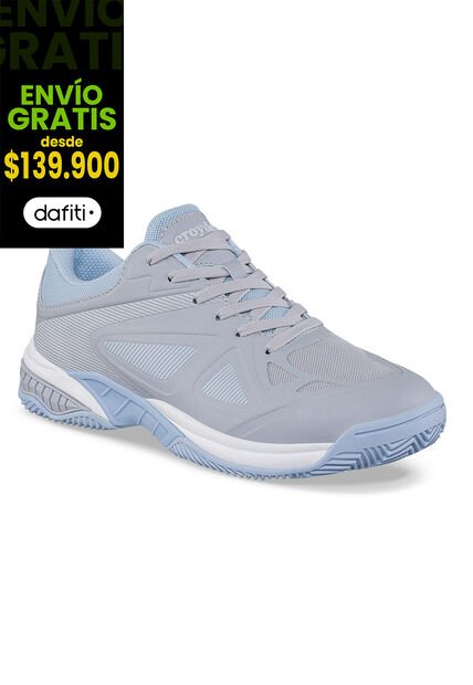 Tenis Entrenamiento Kemiq Gris Croydon Para Mujer