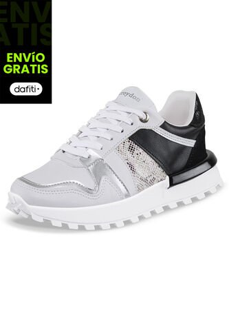 Tenis Alixa Blanco-Pla Para Mujer Croydon Croydon