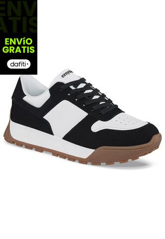 Zapatos Wunter Blanco-Negro Para Mujer Croydon Croydon