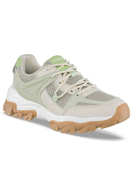 Tenis Urbanos Yniver Verde Claro Croydon Para Mujer