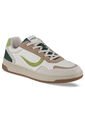 Tenis Urbanos Vonog Beige-Verde Croydon Para Hombre de Croydon