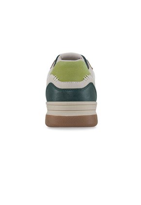 Tenis Urbanos Vonog Beige-Verde Croydon Para Hombre