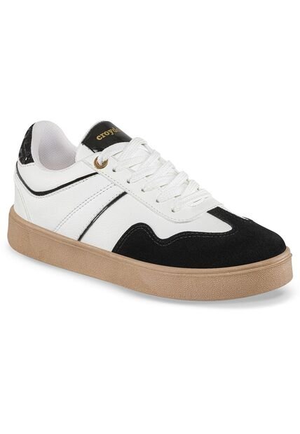 Tenis Urbanos Myranda Blanco-Negro Croydon Para Mujer
