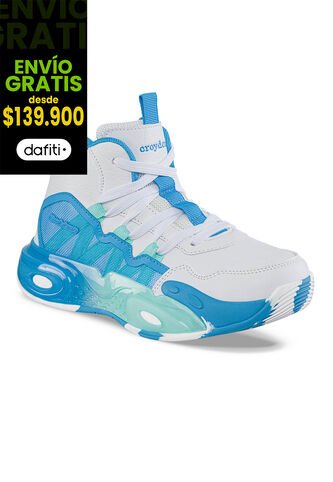 Tenis Running Derat Blanco Croydon Para Niño Croydon