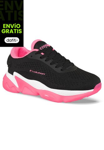 Tenis Murin Negro-Fuc Para Niña Croydon Croydon