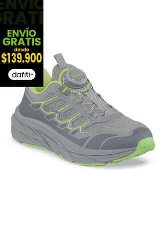 Tenis Running Kobro Gris Croydon Para Niño Croydon
