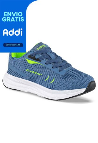 Tenis Running Jofrix Azul Para Niño Croydon Croydon