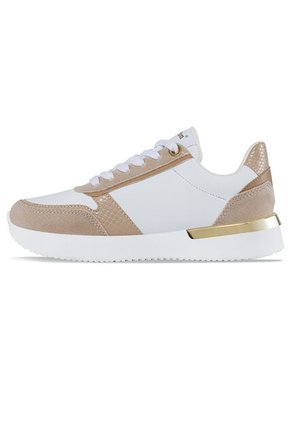 Tenis Urbanos Nuray Blanco-Rosa Croydon Para Mujer