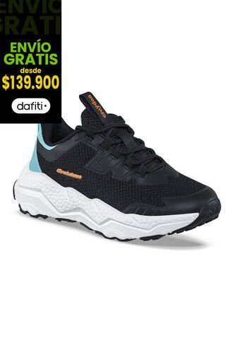 Tenis Running Simof Negro Croydon Para Niño Croydon