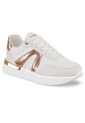 Tenis Urbanos Alice Blanco-Oro Croydon Para Mujer de Croydon