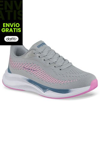 Tenis Running Radien Gris Para Mujer Croydon Croydon