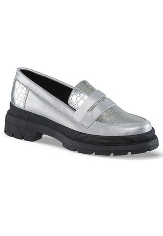 Mocasines Lyrica Plata Croydon Para Mujer Croydon