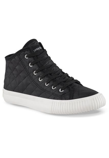 Botines Taliba Alto Negro Croydon Para Mujer