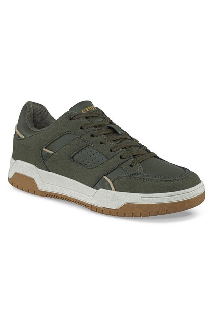 Tenis Urbanos Qabar Verde Osc Croydon Para Hombre