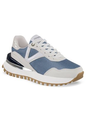 Tenis Urbanos Fiorela Azul Croydon Para Mujer