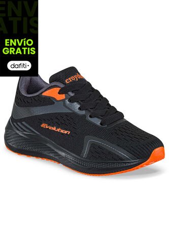 Tenis Running Quat Negro Para Niño Croydon Croydon