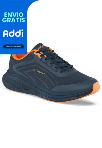 Tenis Running Velta Azul Osc Para Hombre Croydon Croydon