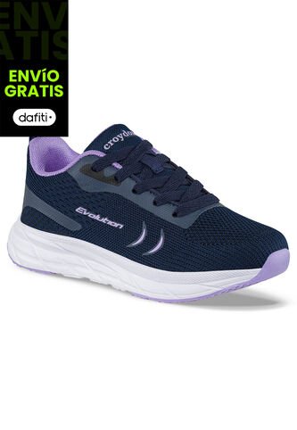 Tenis Running Glinor Azul Osc Para Niña Croydon Croydon