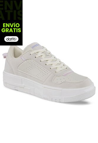 Tenis Urbanos Zik Beige Para Mujer Croydon Croydon