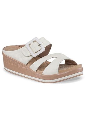 Sandalias Tacón Belkys Blanco Croydon Para Mujer