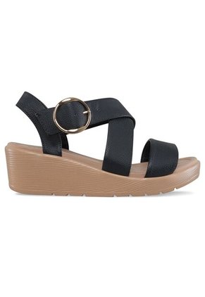 Sandalias Tacón Jaky Negro Croydon Para Mujer